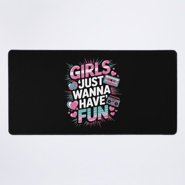 Item preview, Girls Just Wanna Have Fun Awesome 70's 80's 90's 1980s 10 designed and sold by DigitaldeligArt.
