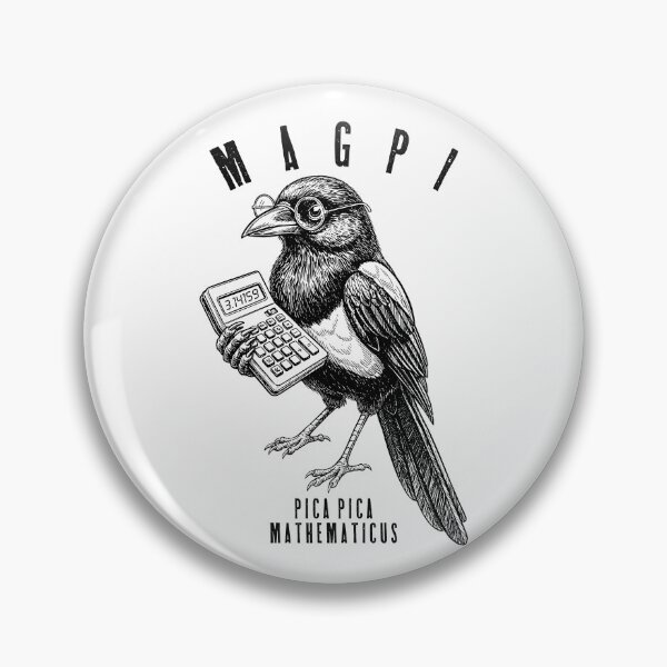 Item preview, Pi Day MagPi Funny Mathematics Bird Math Teacher Calculator designed and sold by GrandeDuc.