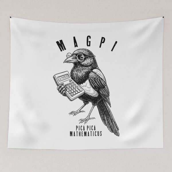 Item preview, Pi Day MagPi Funny Mathematics Bird Math Teacher Calculator designed and sold by GrandeDuc.