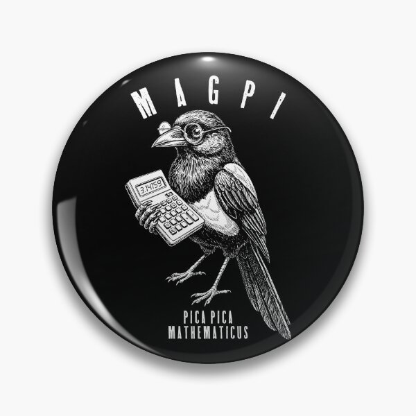 Item preview, Pi Day MagPi Funny Mathematics Bird Math Teacher Calculator designed and sold by GrandeDuc.