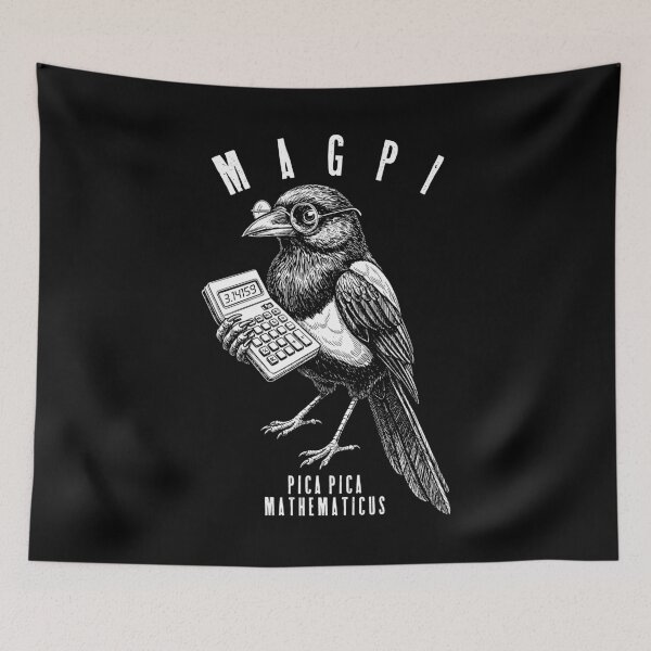 Item preview, Pi Day MagPi Funny Mathematics Bird Math Teacher Calculator designed and sold by GrandeDuc.