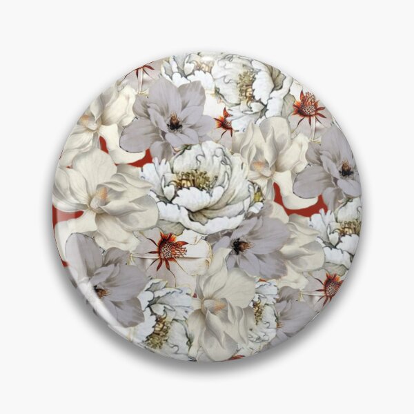 Artikelvorschau, Weiße Vintage-Magnolien-Digitalcollage-Faux-Decoupage entworfen und verkauft von Licorice Moon.