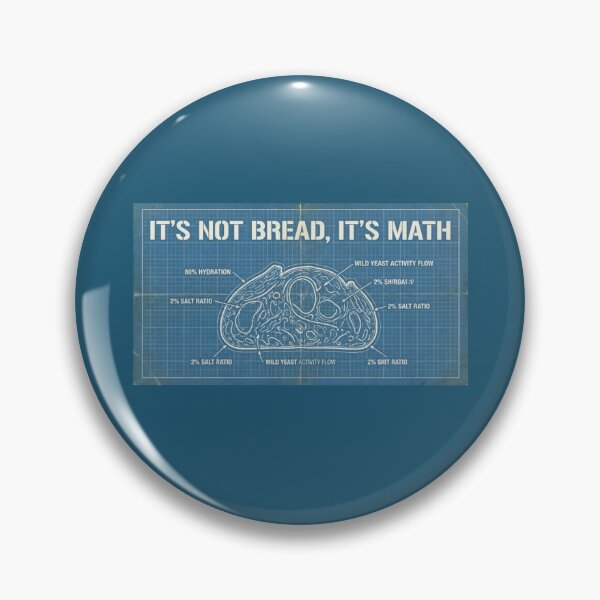 Item preview, Sourdough Hydration Math | 80% Hydration Artisan Baker Humor designed and sold by Dariusz.K.