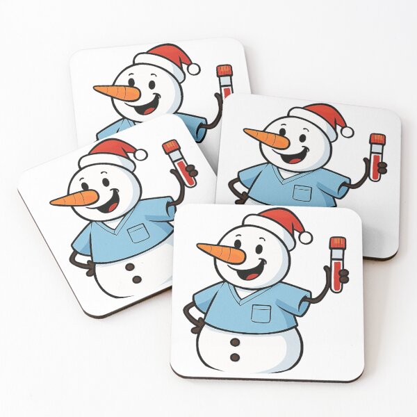 Item preview, Cheerful Christmas Snowman for Phlebotomy Technicians designed and sold by Virelo.