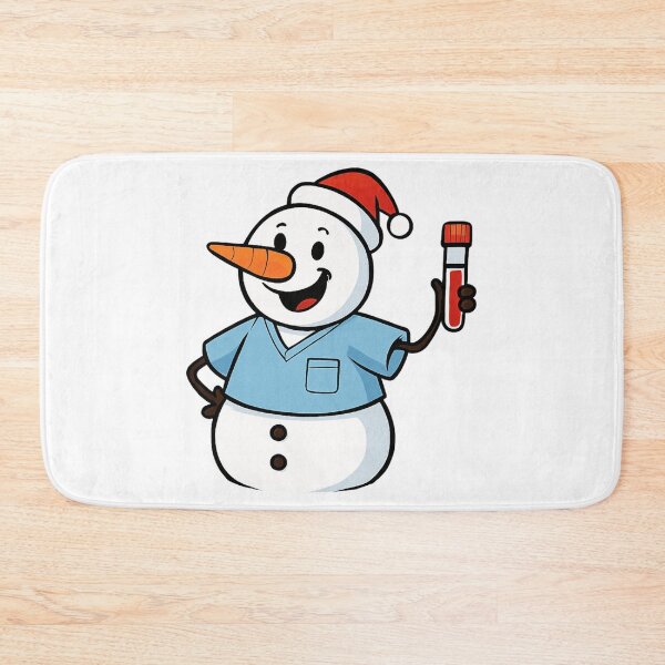 Item preview, Cheerful Christmas Snowman for Phlebotomy Technicians designed and sold by Virelo.