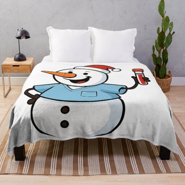Item preview, Cheerful Christmas Snowman for Phlebotomy Technicians designed and sold by Virelo.