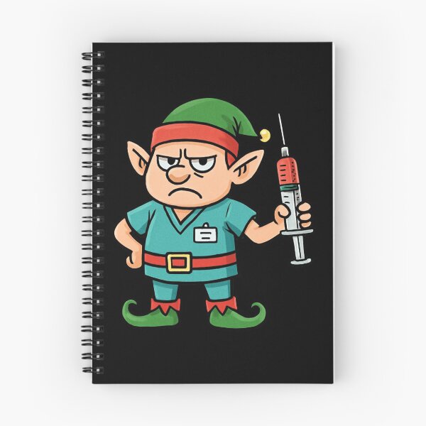 Item preview, Grumpy Christmas Phlebotomist Elf designed and sold by Virelo.