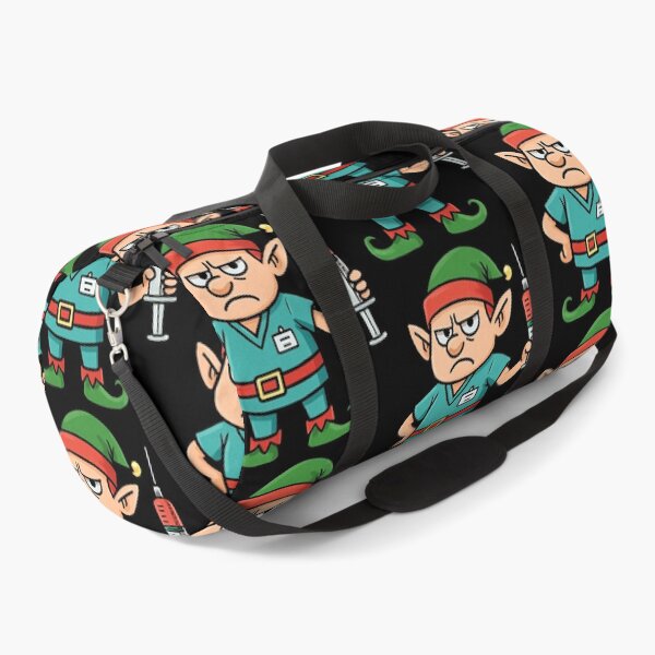 Item preview, Grumpy Christmas Phlebotomist Elf designed and sold by Virelo.