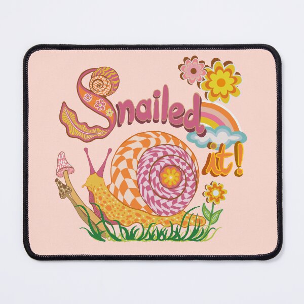 Item preview, Snailed it! Retro artwork designed and sold by Taçiana Estrela.