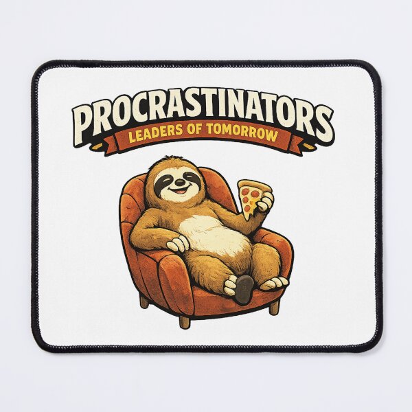 Item preview, Sloth procrastinator  designed and sold by RyskaMelken.