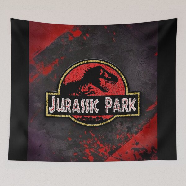 Item preview, jurassic dinosaurs danger red pattern rex designed and sold by Blck-Acid-Devil.