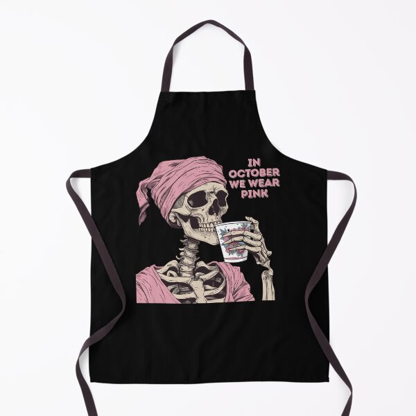 Item preview, Breast Cancer Awareness Skull designed and sold by AnaPixMar.