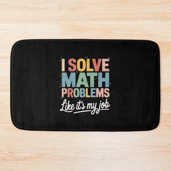 Item preview, I Solve Math Problems Like It's My Job  Teacher Tie Dy designed and sold by MarkLeedsArt.