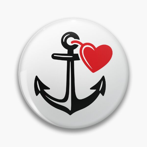 Item preview, Heart Anchor designed and sold by SnappyPNG.