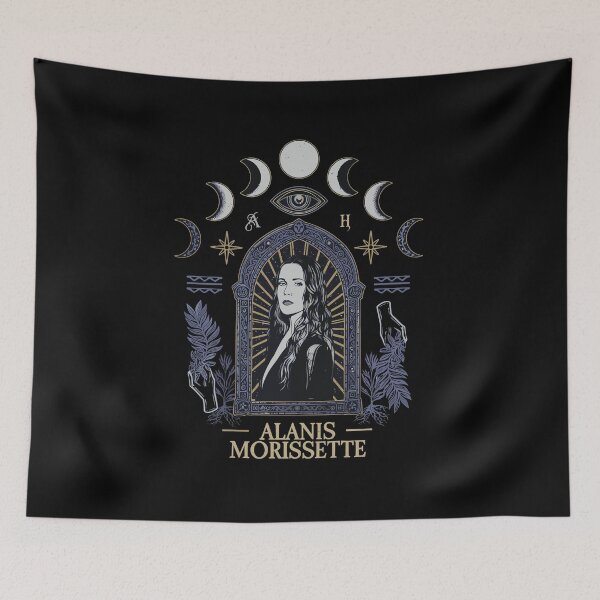 Item preview, Alanis Morissette Celestial Arch Moon Phase Graphic designed and sold by Evaevonechi.