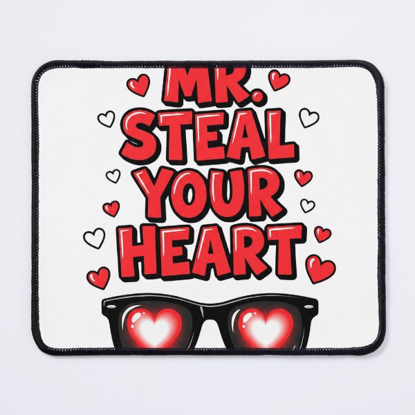 Item preview, Mr Steal Your Heart Valentine Funny Boys Kids Mens Humor Son Toddler Cute Valentines Day Ladies Man Heart Breaker Cool Gift designed and sold by GeniePixel.