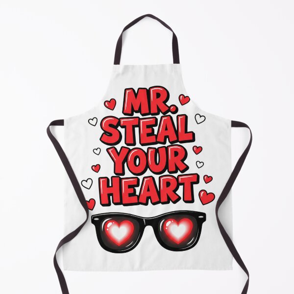 Item preview, Mr Steal Your Heart Valentine Funny Boys Kids Mens Humor Son Toddler Cute Valentines Day Ladies Man Heart Breaker Cool Gift designed and sold by GeniePixel.