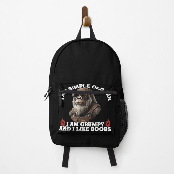 Item preview, Simple Old Man - Grumpy Gorilla Biker Graphic designed and sold by MOHAMED.