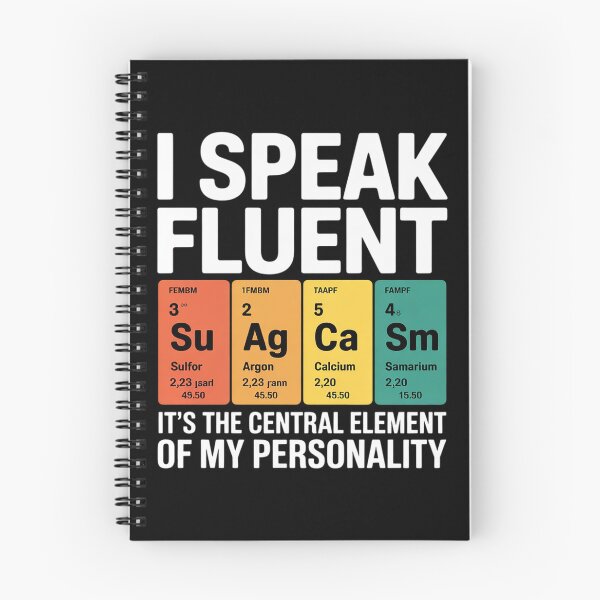 Item preview, I Speak Fluent Sarcasm Science Teacher Nerd  designed and sold by MarkLeedsArt.