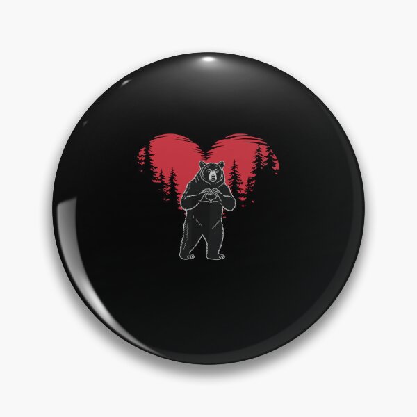 Item preview, Bear Love in the Pines valentine day designed and sold by Evaevonechi.