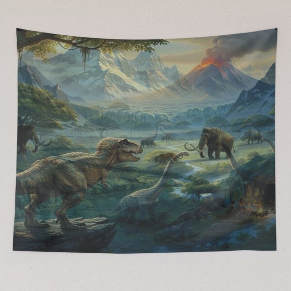 Item preview, Where the Ice Age Meets the Dino Would  designed and sold by Karen Persephone .