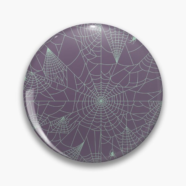 Item preview, Spider Webs - Pastel Goth Orchid and Absinth designed and sold by Shanna Lenè Hattaway.