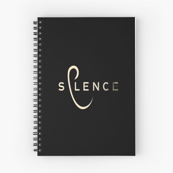 Item preview, Minimalist SILENCE Typography with Ear Icon – Bold Black Design for Deep Thinkers & Introverts designed and sold by Bright Nest Studio.