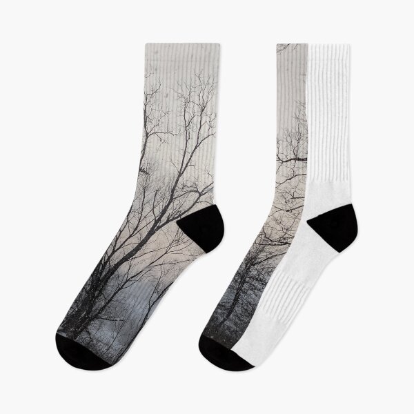 Item preview, Snowfall Between the Branches designed and sold by NoRagetsArt.