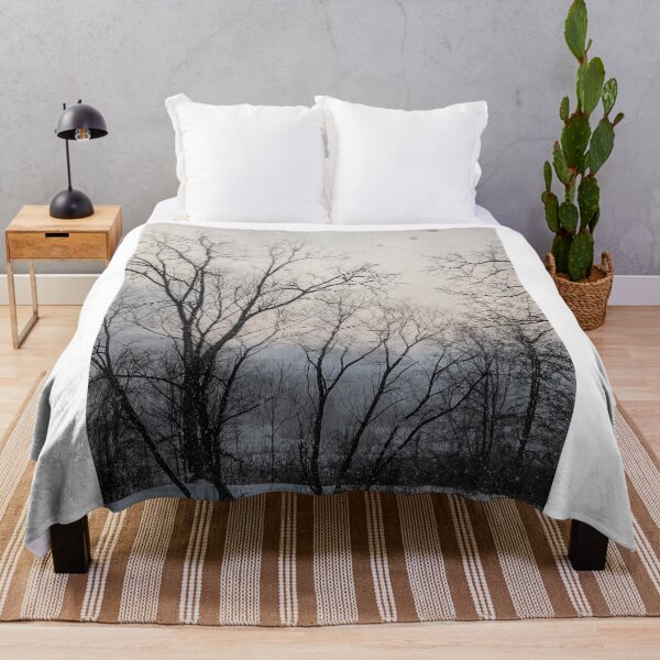 Item preview, Snowfall Between the Branches designed and sold by NoRagetsArt.