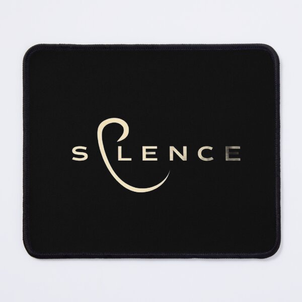 Item preview, Minimalist SILENCE Typography with Ear Icon – Bold Black Design for Deep Thinkers & Introverts designed and sold by Bright Nest Studio.