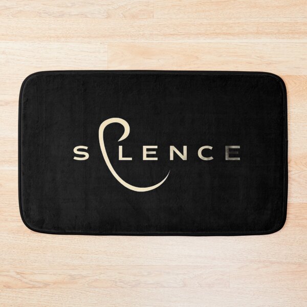 Item preview, Minimalist SILENCE Typography with Ear Icon – Bold Black Design for Deep Thinkers & Introverts designed and sold by Bright Nest Studio.