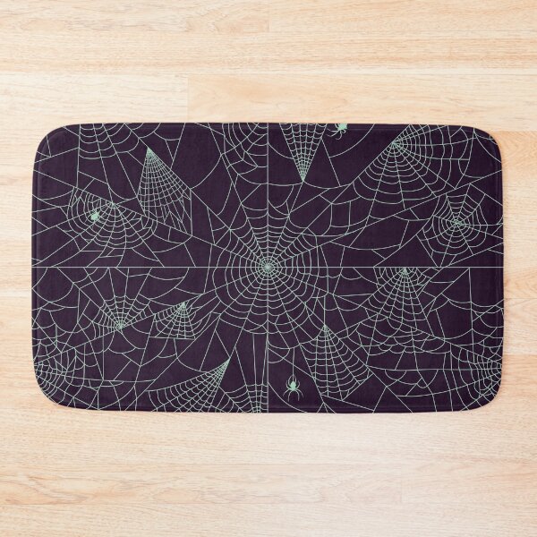 Item preview, Spider Webs - Pastel Goth Aubergine and Absinth designed and sold by Shanna Lenè Hattaway.