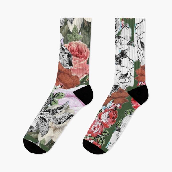 Item preview, Vintage Magnolia Rose Hodge Podge Digital Collage designed and sold by Licorice Moon.