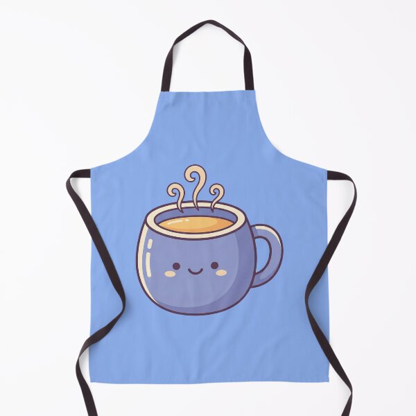 Item preview, Kawaii Happy Smiling Blue Nighttime Mug designed and sold by Indraokta22.
