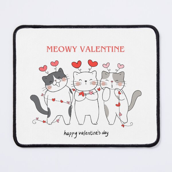Item preview, Meowy Valentine, Happy Valentine’s Day. designed and sold by Dinasshop.