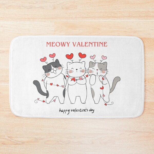 Item preview, Meowy Valentine, Happy Valentine’s Day. designed and sold by Dinasshop.