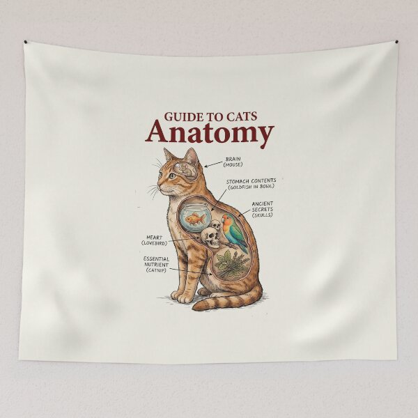 Item preview, Cat Anatomy designed and sold by TheSamuraiCat.