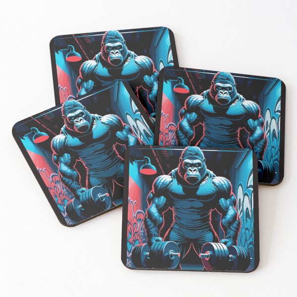 Item preview, Alpha Gorilla Gym Shirt Beast Mode Gorilla Workout Graphic Tee Bodybuilding Strength Training Animal Fitness Design for Lifters and Gym Motivation Fans | Premium HD Sticker for alpha weightlifters designed and sold by MillionaireGenZ ⭐⭐⭐⭐⭐ (5.0).
