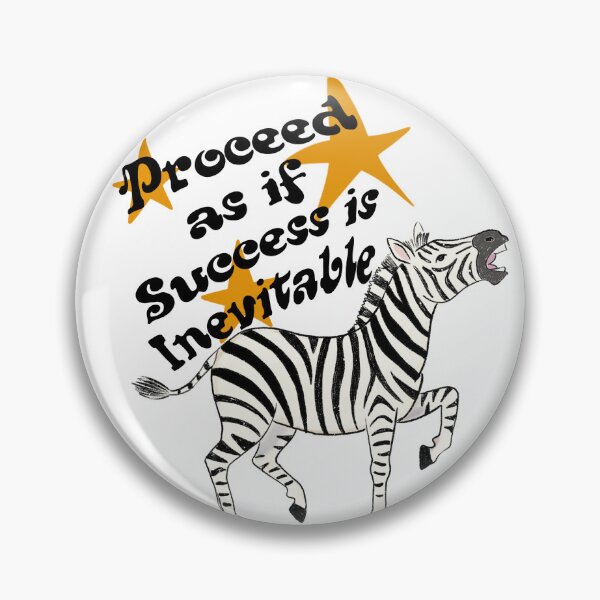 Item preview, A zebra processing as if success is inevitable  designed and sold by The Curious Cow.