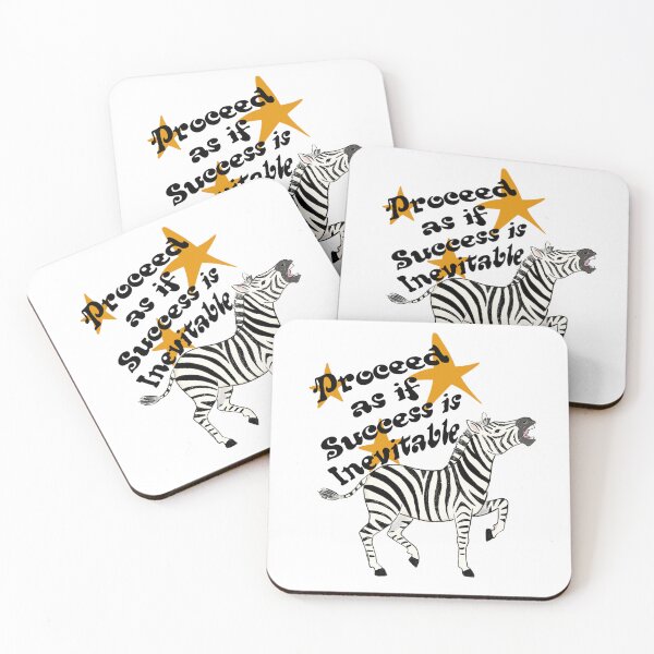 Item preview, A zebra processing as if success is inevitable  designed and sold by The Curious Cow.