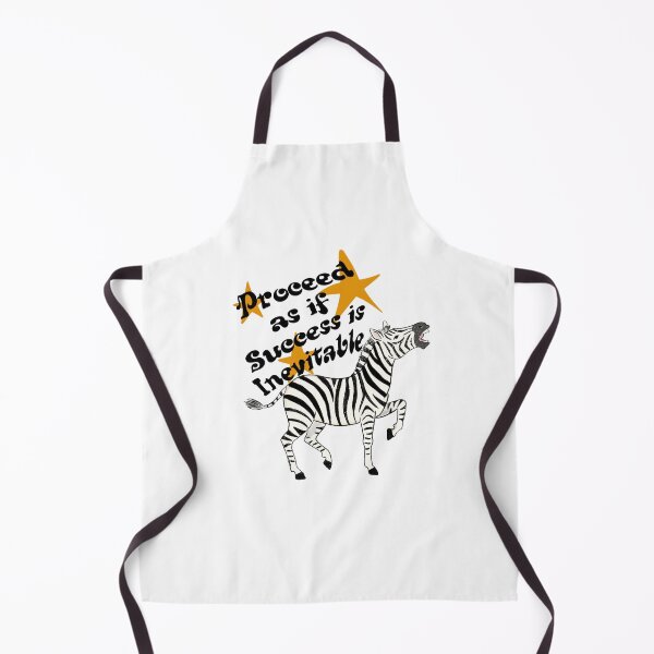 Item preview, A zebra processing as if success is inevitable designed and sold by The Curious Cow.