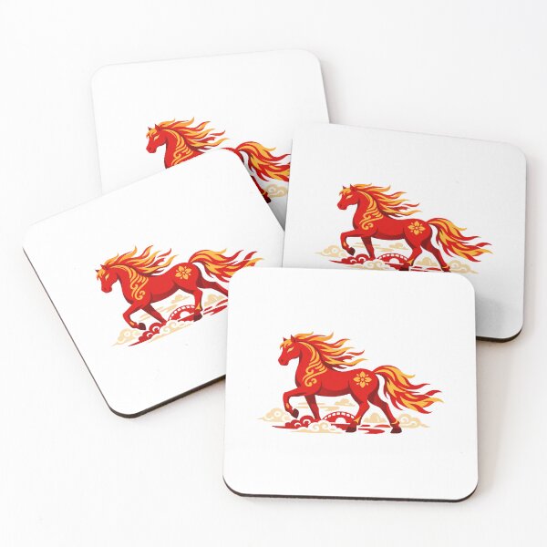 Item preview, Chinese Fire Horse Running Through Clouds designed and sold by Vendeloc.