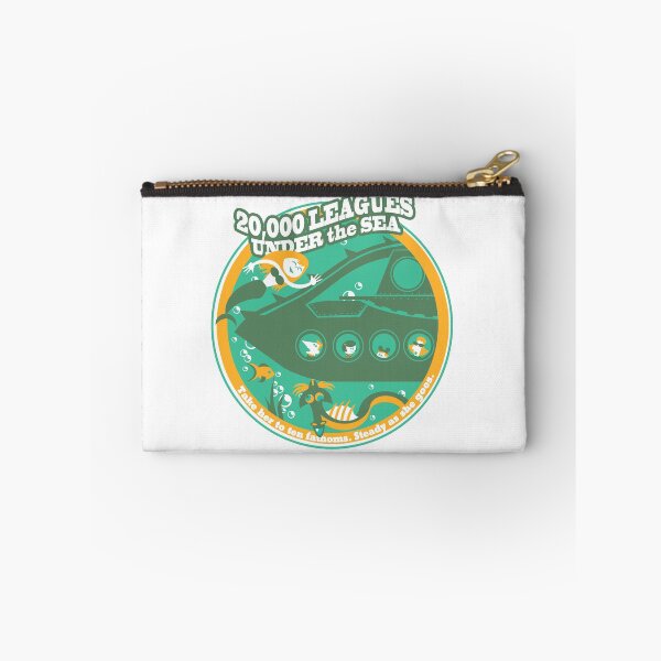 Item preview, 20,000 Leagues Under the Sea (Green, yellow, aqua) designed and sold by clockworkmonkey.