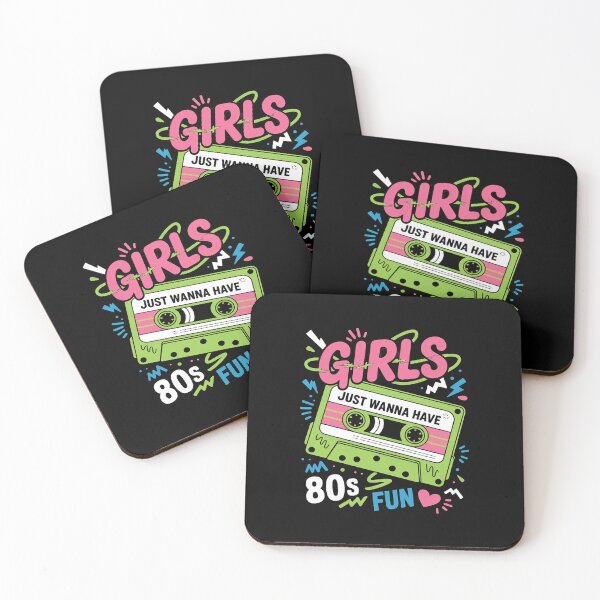 Item preview, Girls Just Wanna Have Fun 70's 80's 90's Party Women designed and sold by DigitaldeligArt.