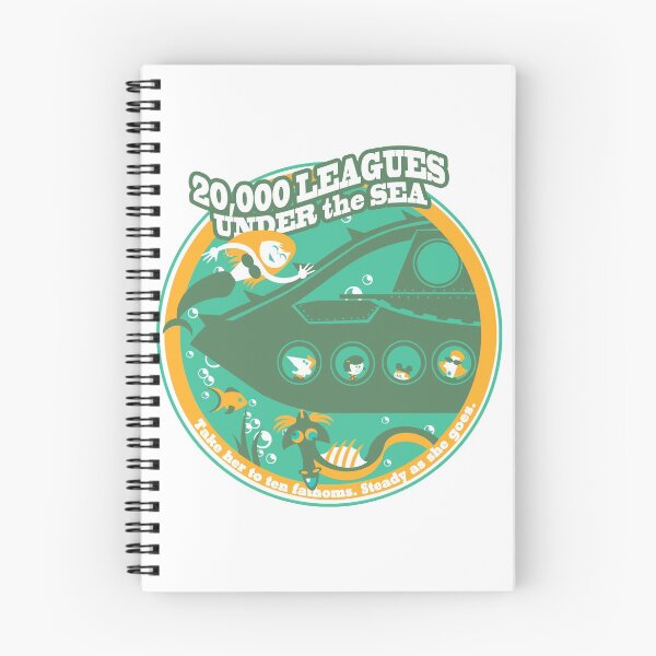 Item preview, 20,000 Leagues Under the Sea (Green, yellow, aqua) designed and sold by clockworkmonkey.