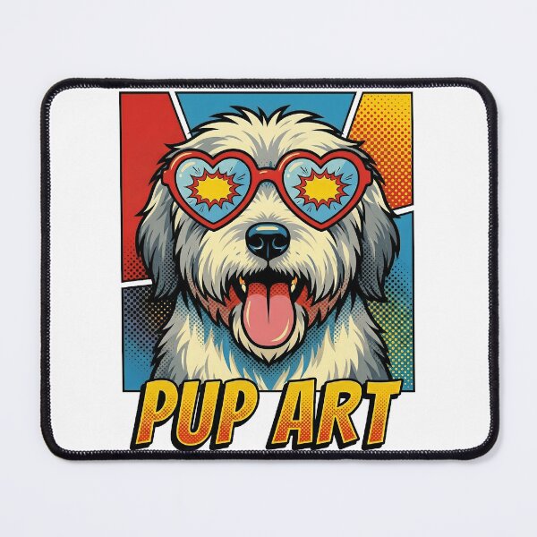 Item preview, Pop Art Old English Sheepdog Retro Dog designed and sold by k3rstman1.