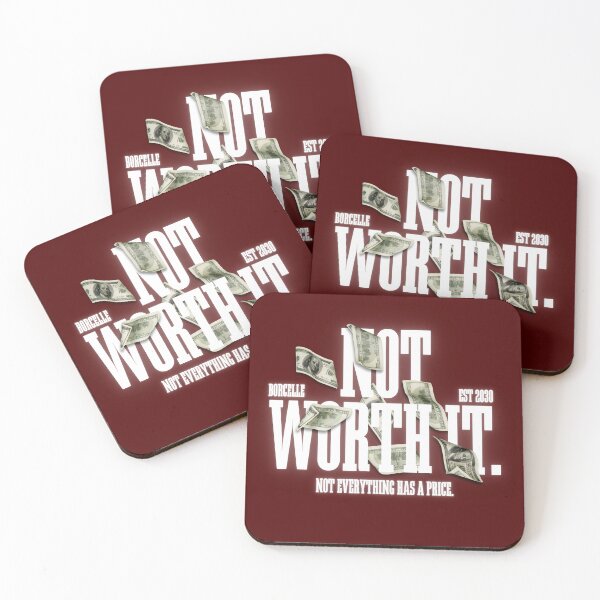 Item preview, Worth It | Hustle Money Aesthetic Art designed and sold by RAWDRIFT.