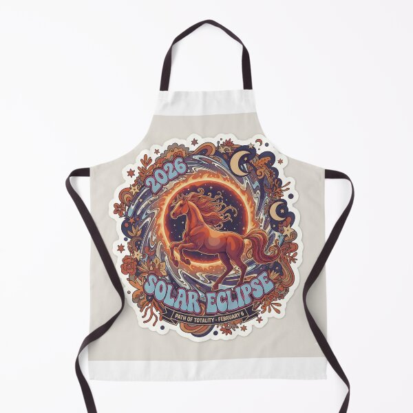 Item preview, 2026 Solar Eclipse Year of the Fire Horse Celestial Zodiac designed and sold by fatimaadraws.