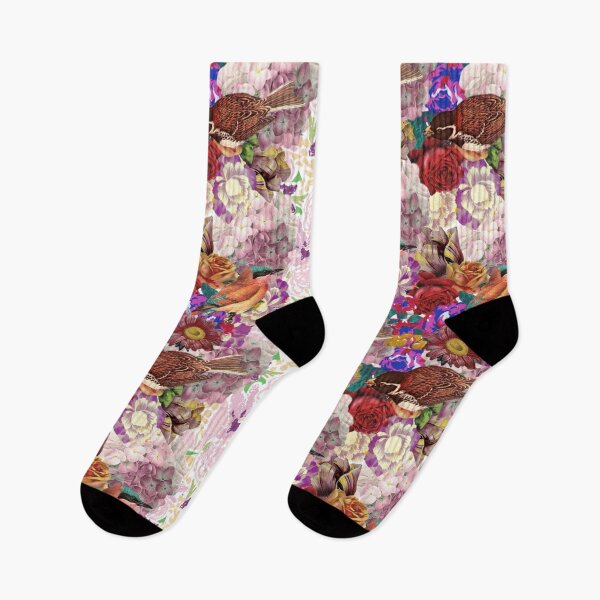 Item preview, Floral and Bird Hodge Podge Digital Collage designed and sold by Licorice Moon.
