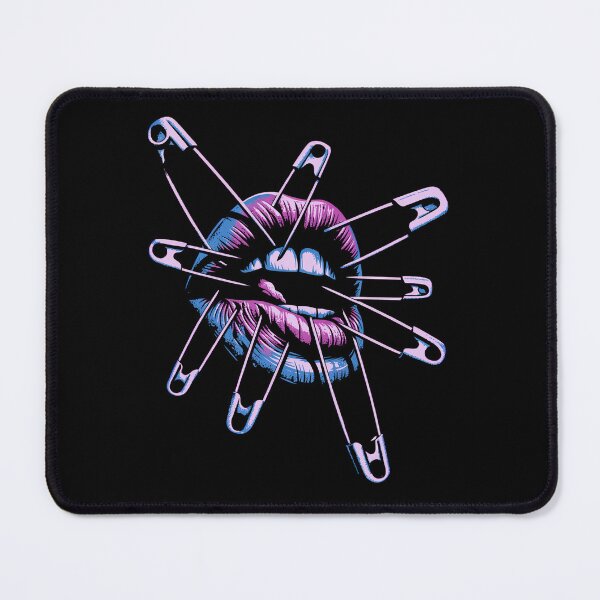 Item preview, Safety Pin Pierced Lips Punk designed and sold by SignumShop.